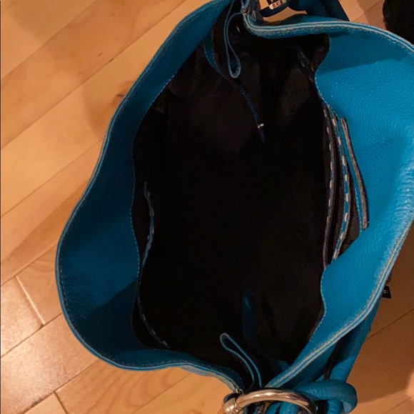 Bcbgmaxazria turquoise signature hobo bag - Picture 11 of 14